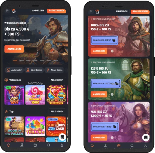 SlotLords Casino Mobil 
